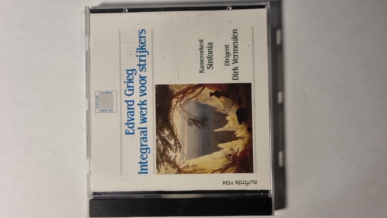 Edvard Grieg Integraal Werk Voor Strijkers