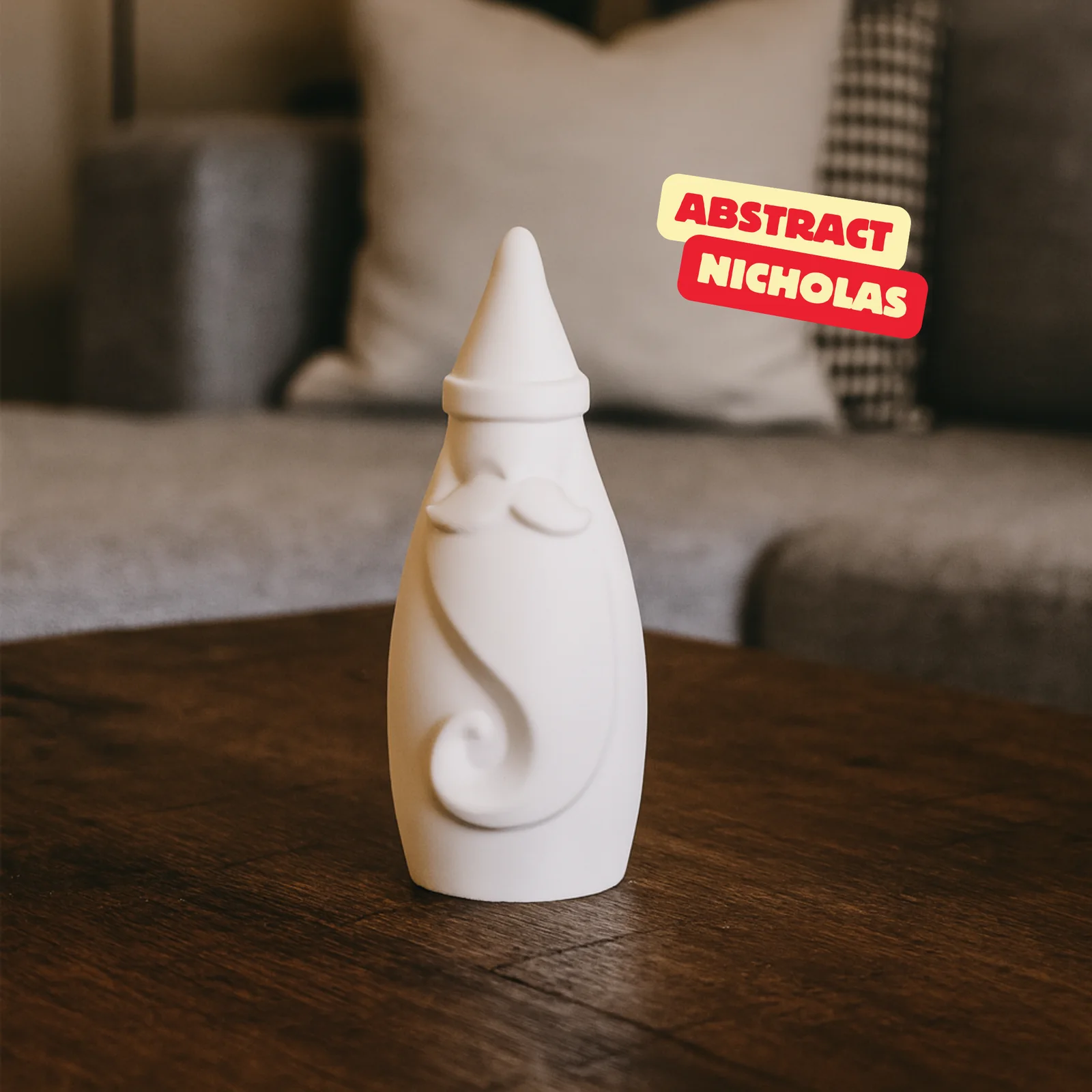 Abstracte Sint-Nicolaassculptuur - foto 1