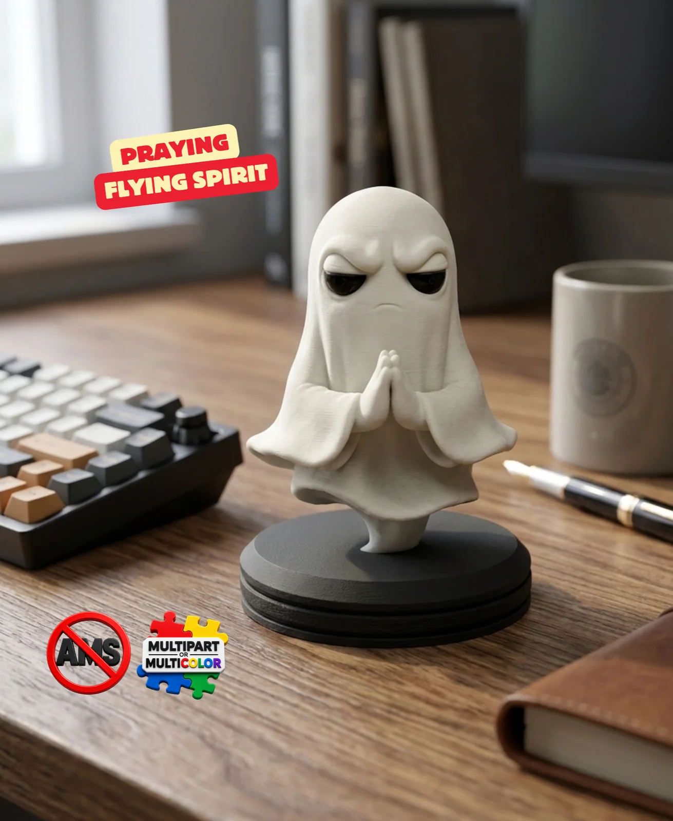 Biddend zwevend spook - foto 1