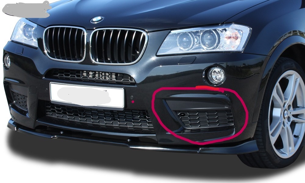 BMW X3 F25 M Sport gesloten voorbumpergrille links 8050445 - foto 1
