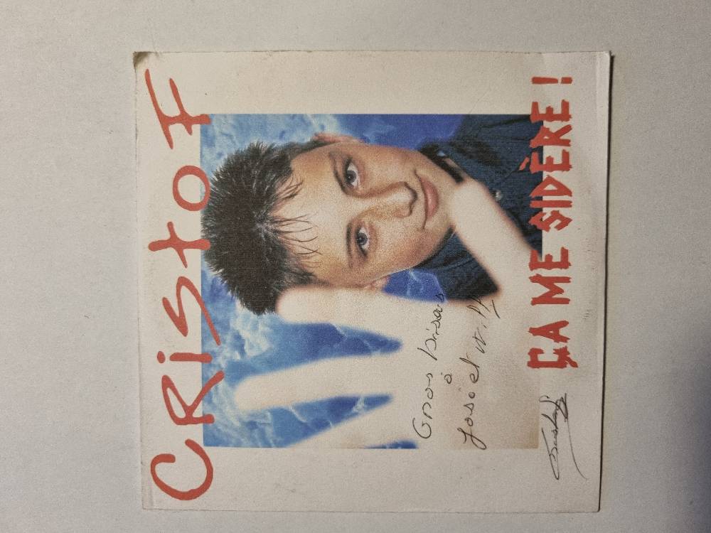 christof ca me sidere met handtekening - foto 1