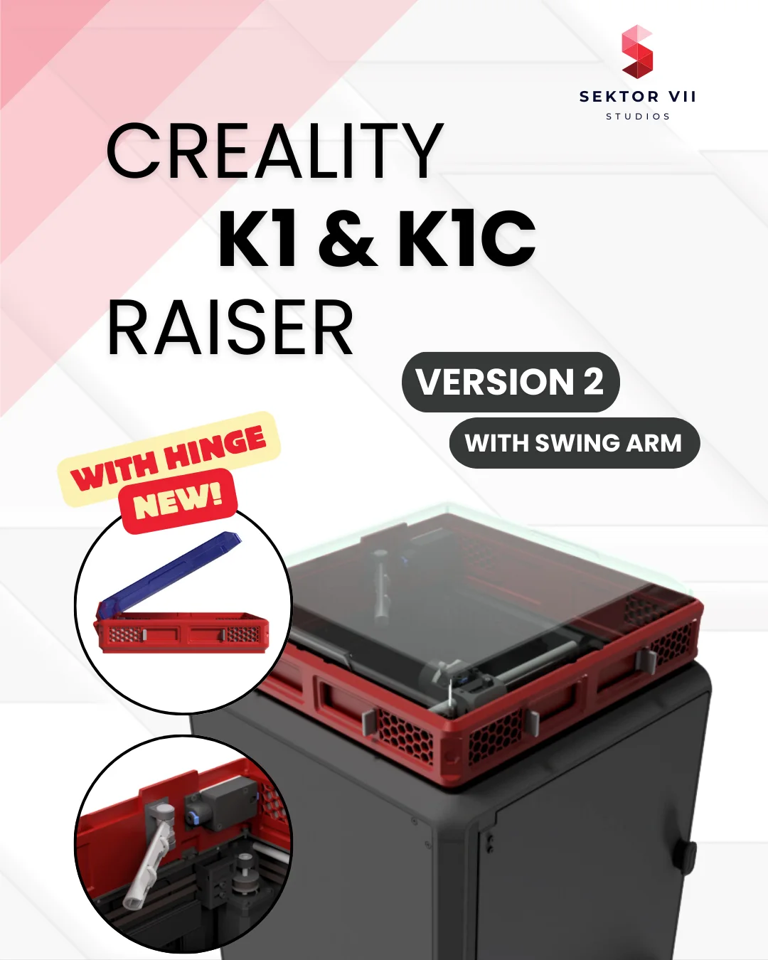 Creality K1 & k1c raiser - foto 1