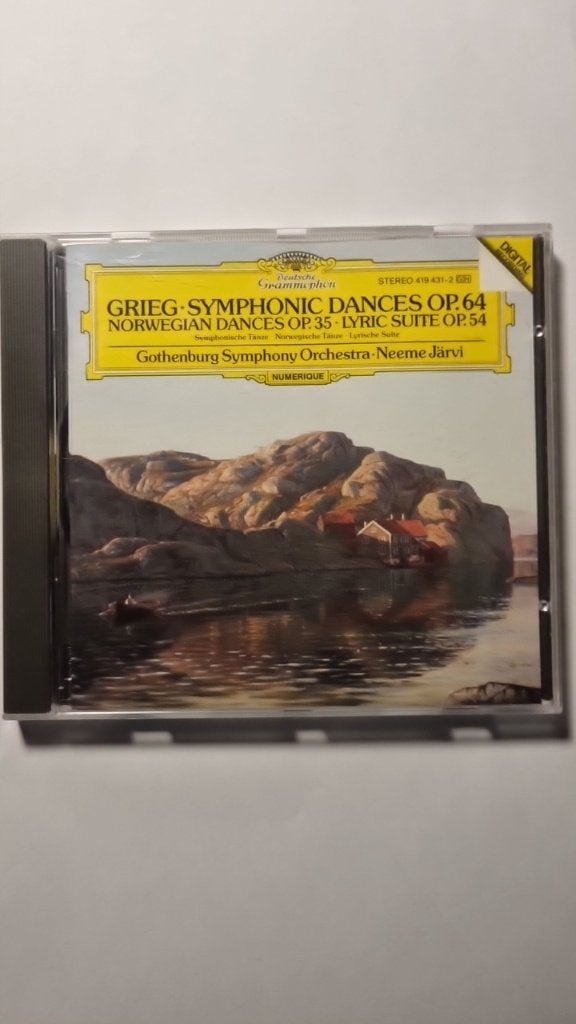 Edvard Grieg - Gothenburg Symphony Orchestra , Neeme Jarvi - Symphonic Dances Op.64 - Norwegian Dances Op.35 - Lyric Suite Op.54 - foto 1