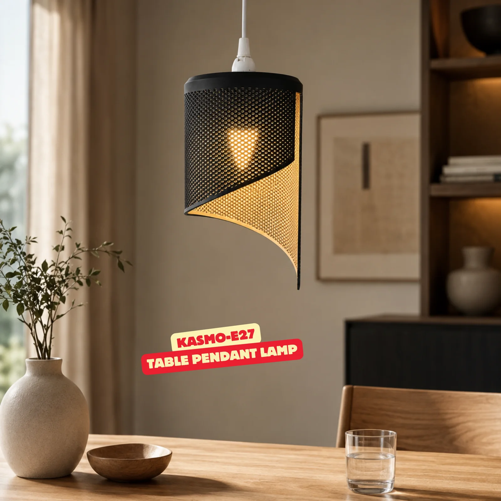 Kasmo E27 hanglamp - foto 1