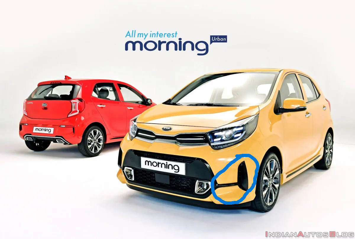 Kia Picanto 3/Morning mistlamp-/luchtinlaatkap 2021-2024 - foto 1