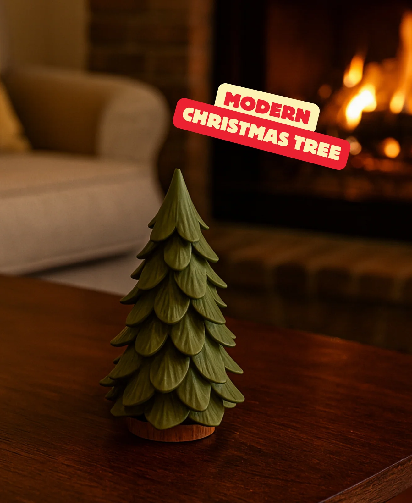 Moderne kerstboom - foto 1
