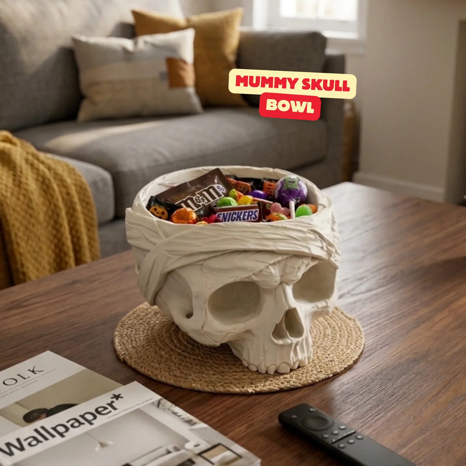 Mummie schedel kom - foto 1