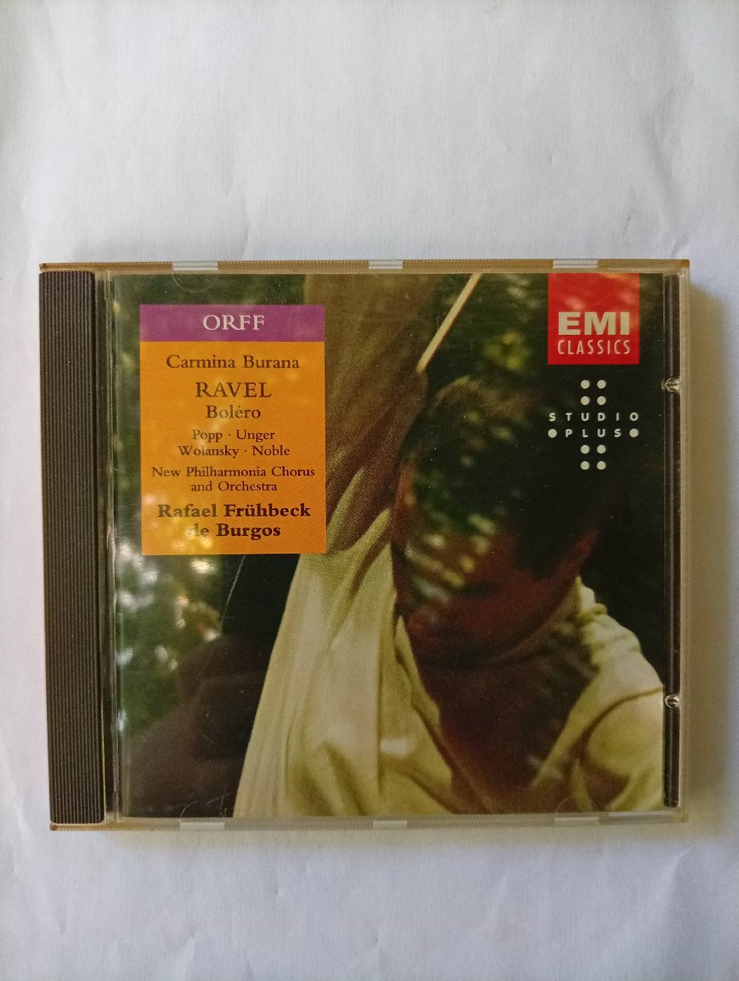 Orff* / Ravel* - New Philharmonia Orchestra, Rafael Fruhbeck De Burgos*, Popp*, Unger*, Wolansky*, Noble* - Carmina Burana / Bolero - foto 1