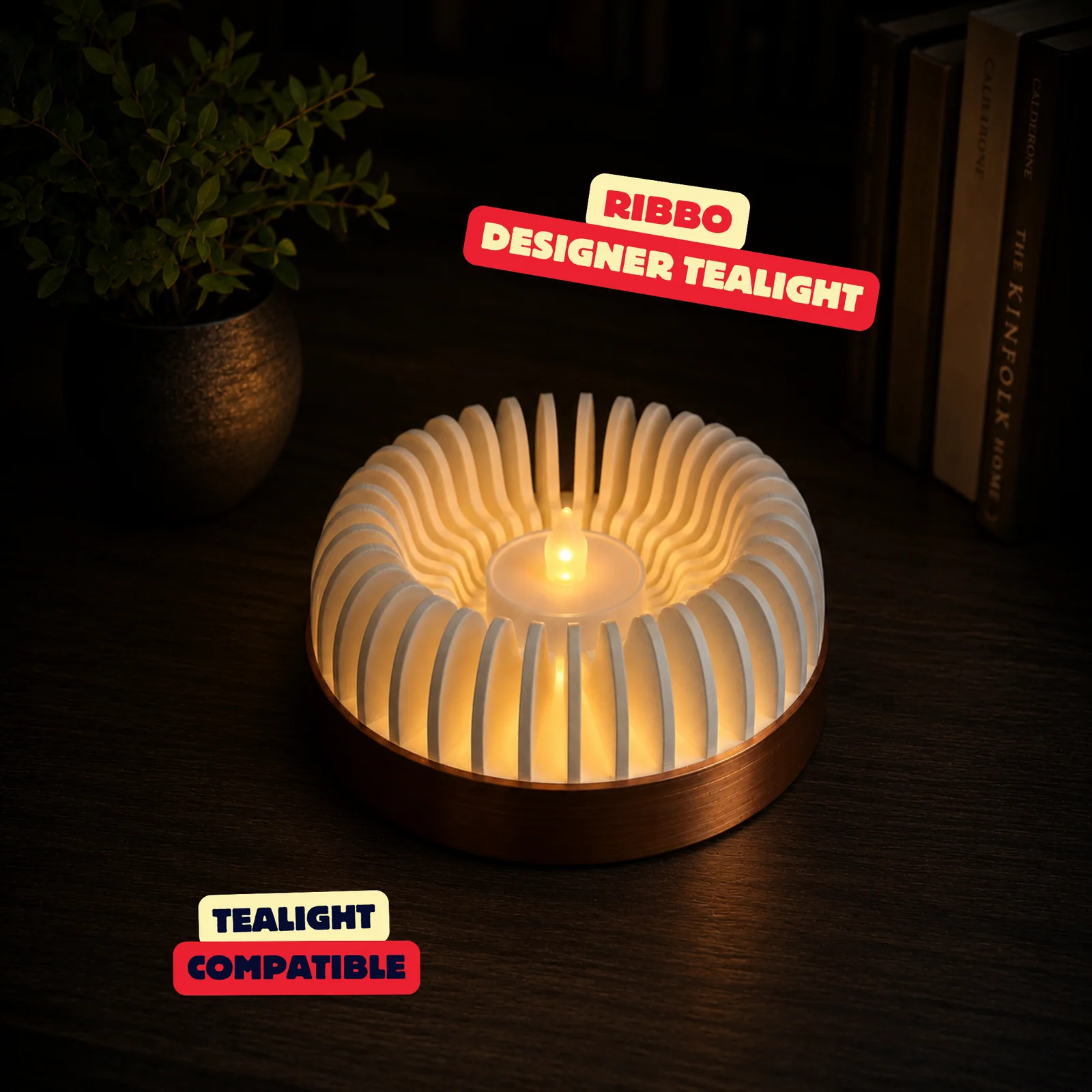 Ribbo - designer theelicht - foto 1