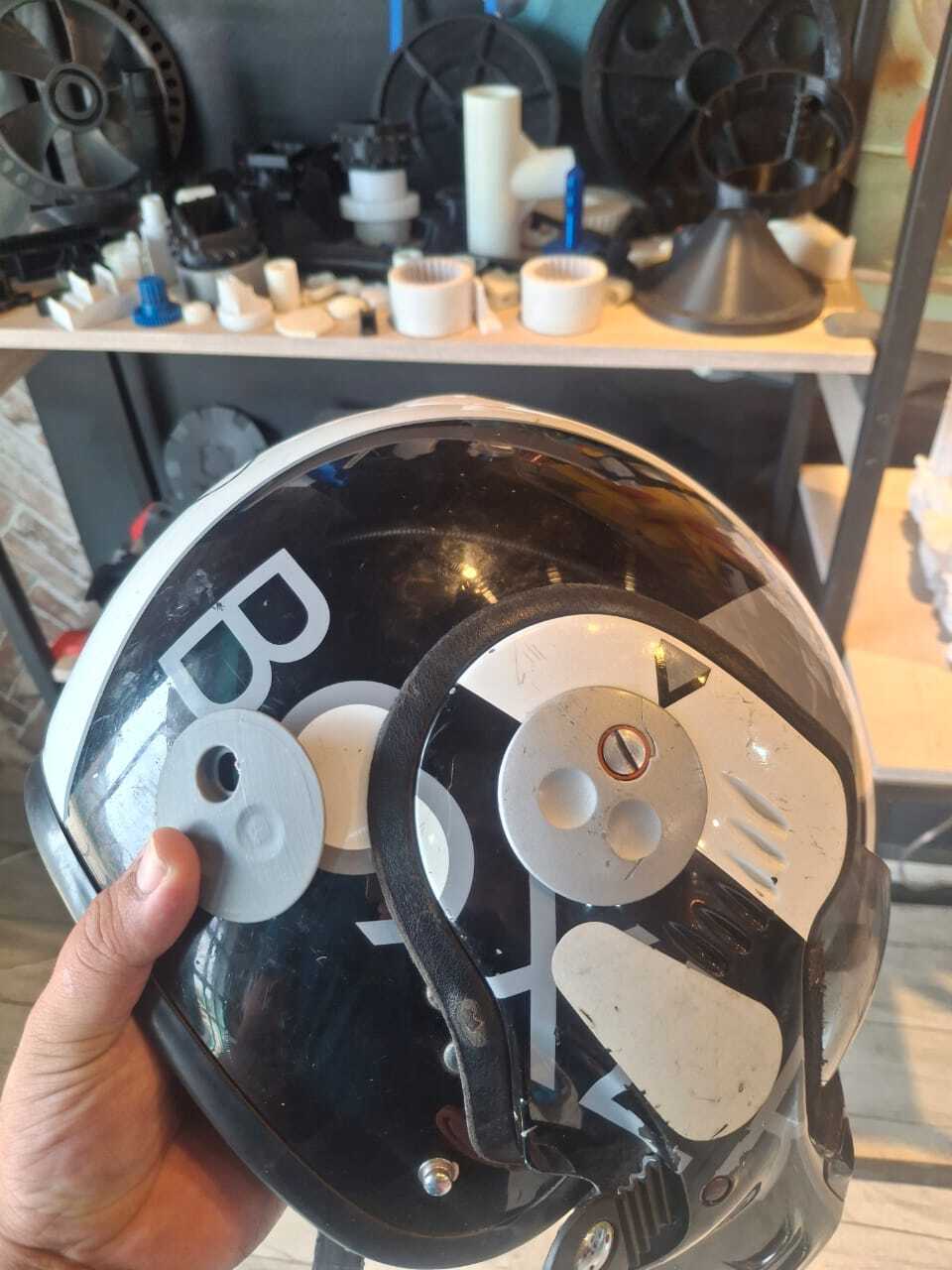 ROOF BOXXER RO9 motorhelm zijschijf - foto 1
