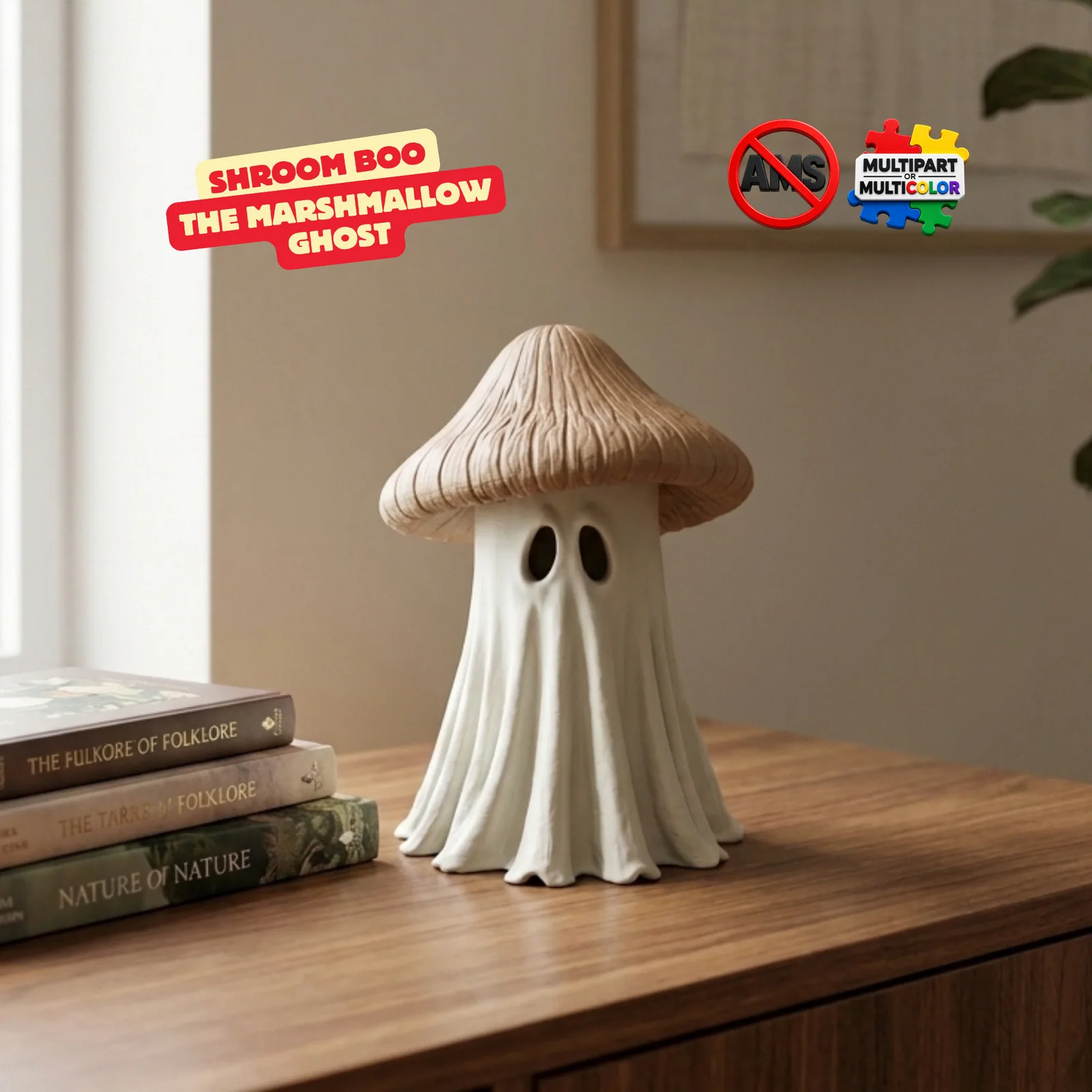 Shroom Boo marshmallow-spook - foto 1