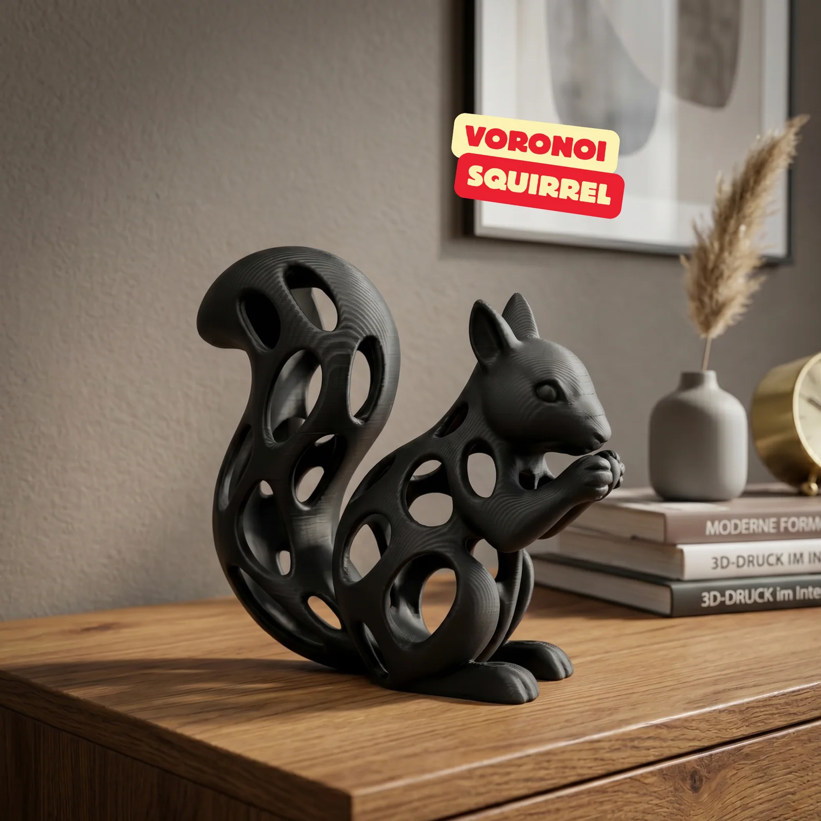 Voronoi-eekhoornsculptuur - foto 1