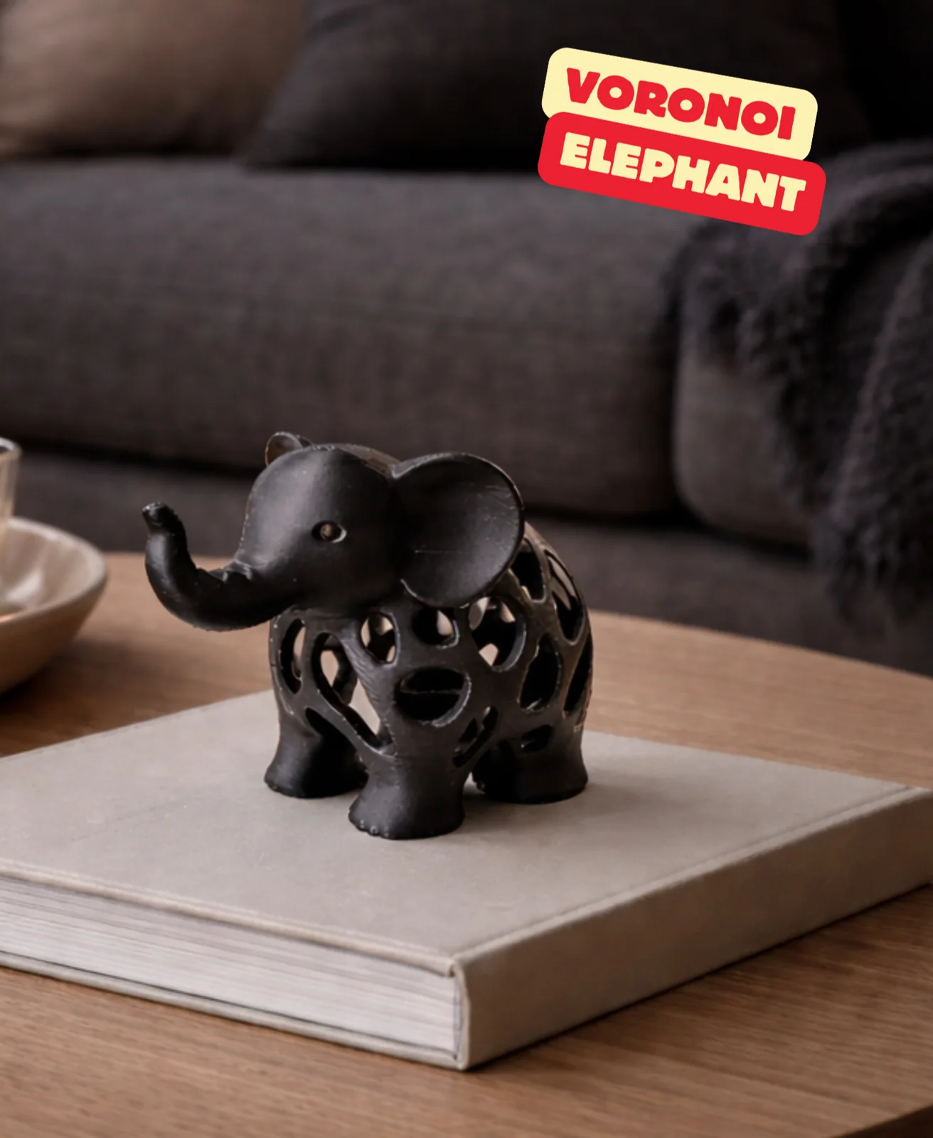 Voronoi olifant - foto 1